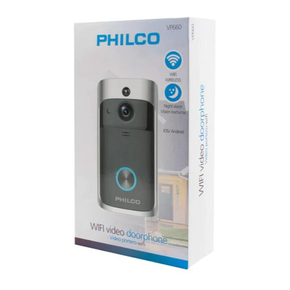Video Portero Inalámbrico Wifi Vp660 Philco 3