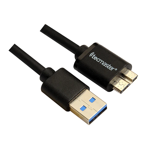 Cable Tecmaster Usb-a 3,0 a Micro-b 3,0 1MT TM-100551