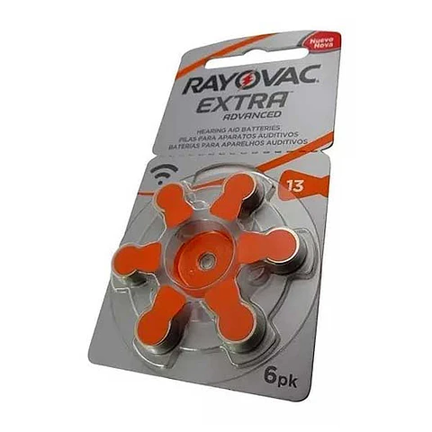 Pila Auditiva Ha 13 Rayovac 6 Unidades