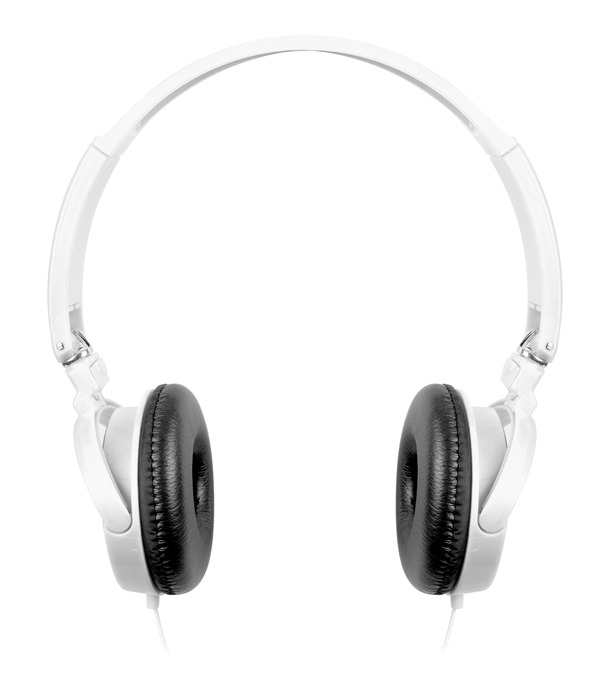 AUDIFONO C/CABLE FLAT WIRED 18BLK WHITE PHILCO  3