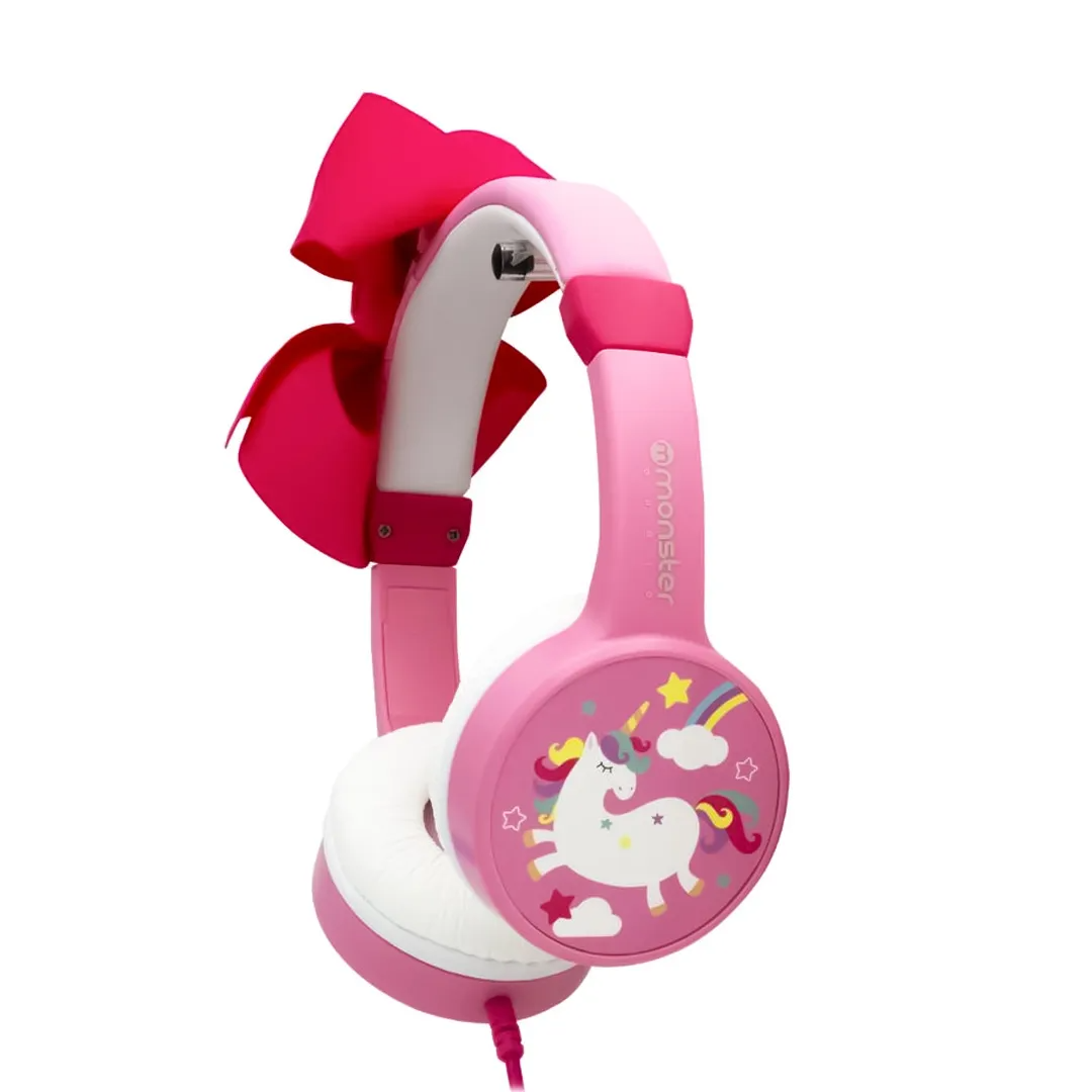 AUDIFONO MANOS LIBRES COOL KID UNICORNIO ROSADO CK02P MONSTER 4