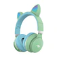 Audífono Bluetooth Cat Headband con Luz LED Green - Miniatura 2