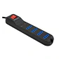 Philco Extensión 4 Tomas de Corriente y 2 USB 1.5 m 2500W XT41 Negro - Miniatura 1