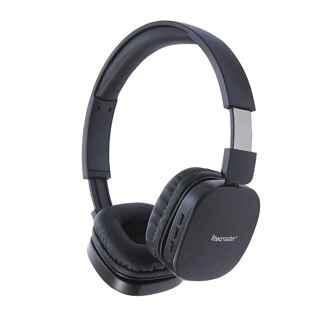AUDIFONOS BLUETOOTH EXTRA CONFORT TM-300508 BLACK TECMASTER 3
