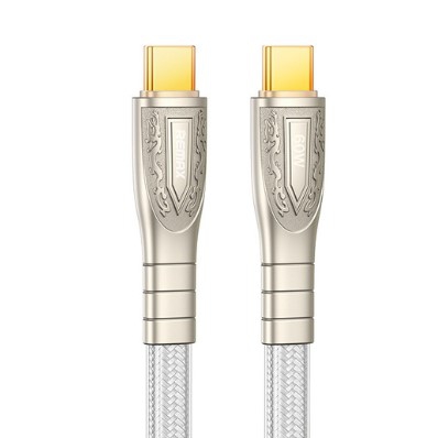 Cable Tipo/C a Tipo/C 60W RC-C166 Silver Remax 1