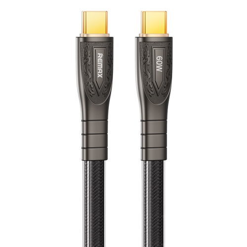Cable Tipo/C a Tipo/C 60W RC-C166 Black Remax 1