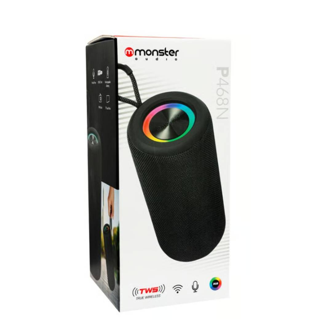 Parlante Bluetooth P468N Black Monster 4