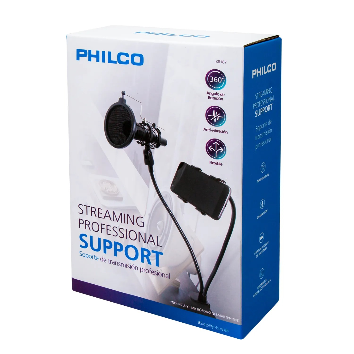 STAND PARA STUDIO MICROPHONE 38187 PHILCO 1