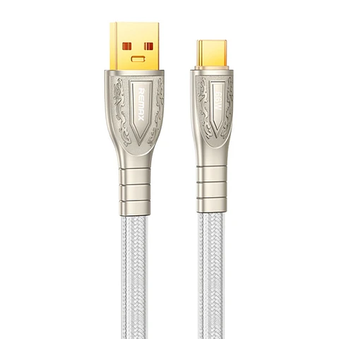 Cable USB A Tipo/C RC-C167 66W Silver Zinc Alloy REMAX 