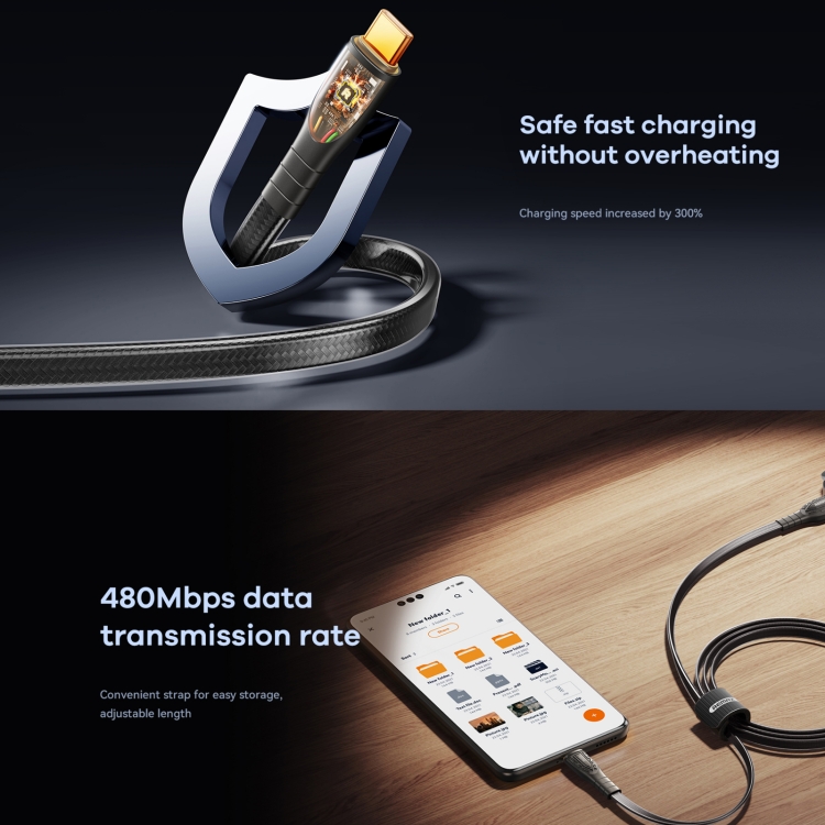Cable USB A Tipo/C RC-C167 66W Silver Zinc Alloy REMAX  2