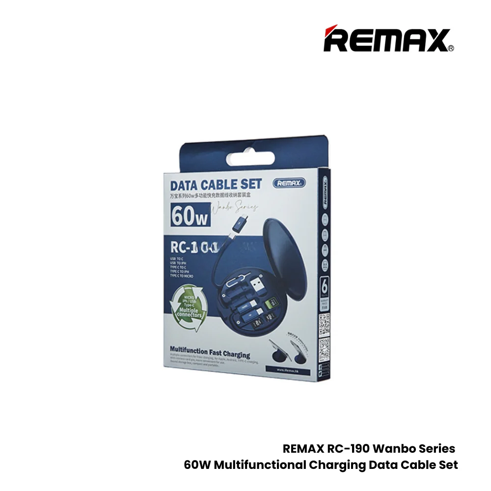 Cable USB Tipo /C RC-190 60W White Wanbo REMAX  2