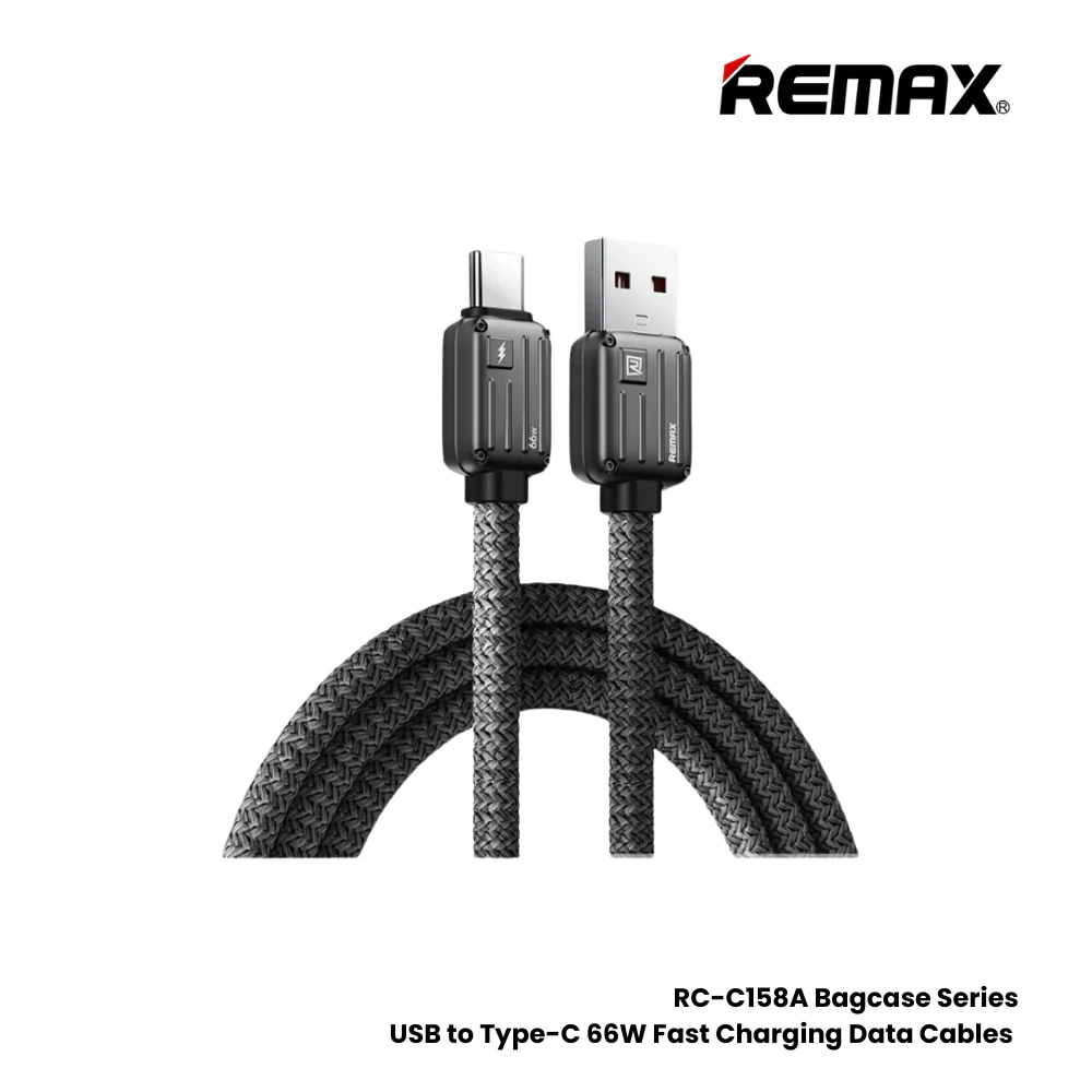 Cable USB a Tipo/C 66W Black 1.3Mtrs RC-C158 REMAX 1
