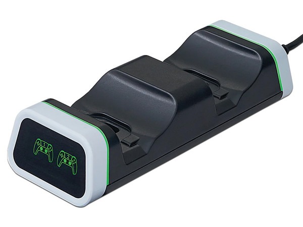CARGADOR CON SOPORTE DOBLE 70725 PLAY STATION 5 VERBATIM 2
