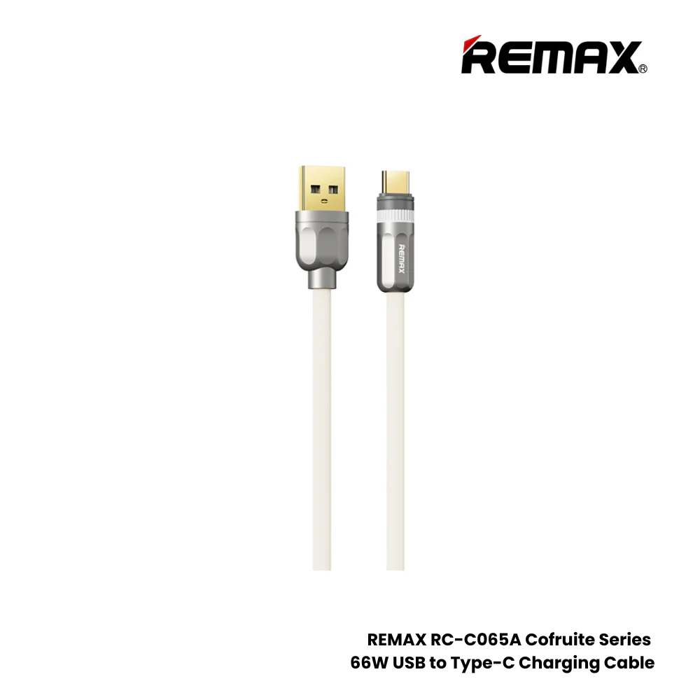Cable USB A Tipo/C RC-C065 66W White Zinc Alloy REMAX  1