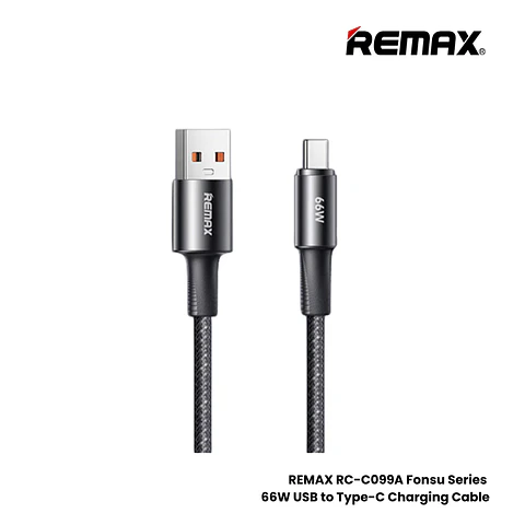 Cable USB A Tipo/C 66W RC-C099 Black REMAX 
