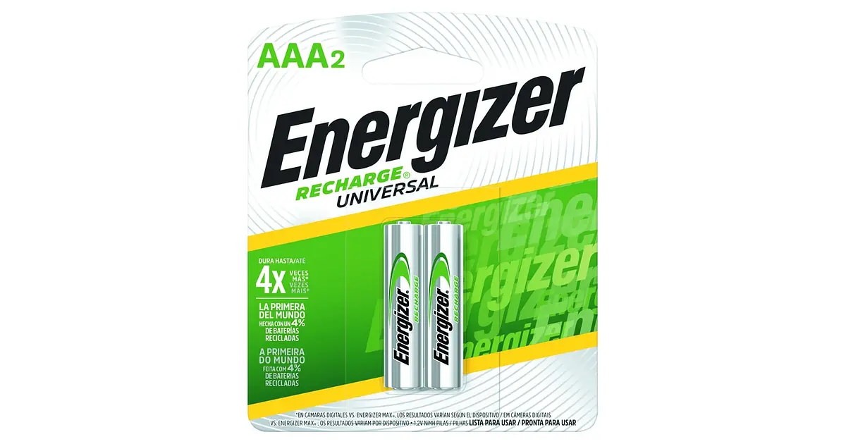 Pack Pilas Recargables AAA 700 mAh (Blíster 2 Unidades) 1