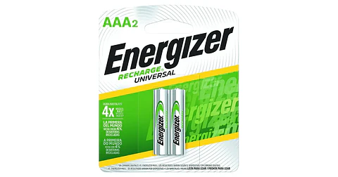 Pack Pilas Recargables AAA 700 mAh (Blíster 2 Unidades)