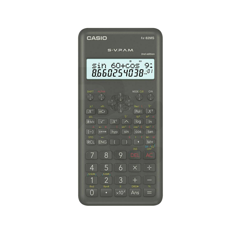 Calculadora Científica Casio Fx-82Ms 2 Black 1