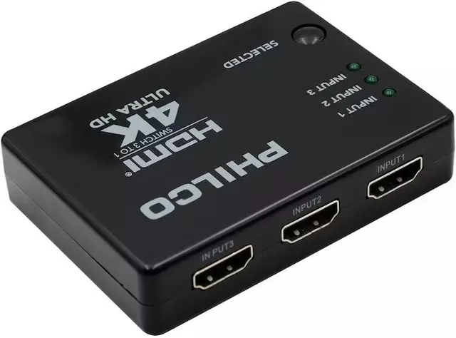 SWITCH HDMI 3X1 4K ULTRA HD CON CONTROL 1