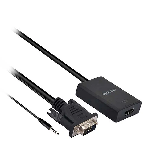 CONVERSOR VGA + AUDIO A HDMI FULL HD PLUG AND PLAY PHILCO