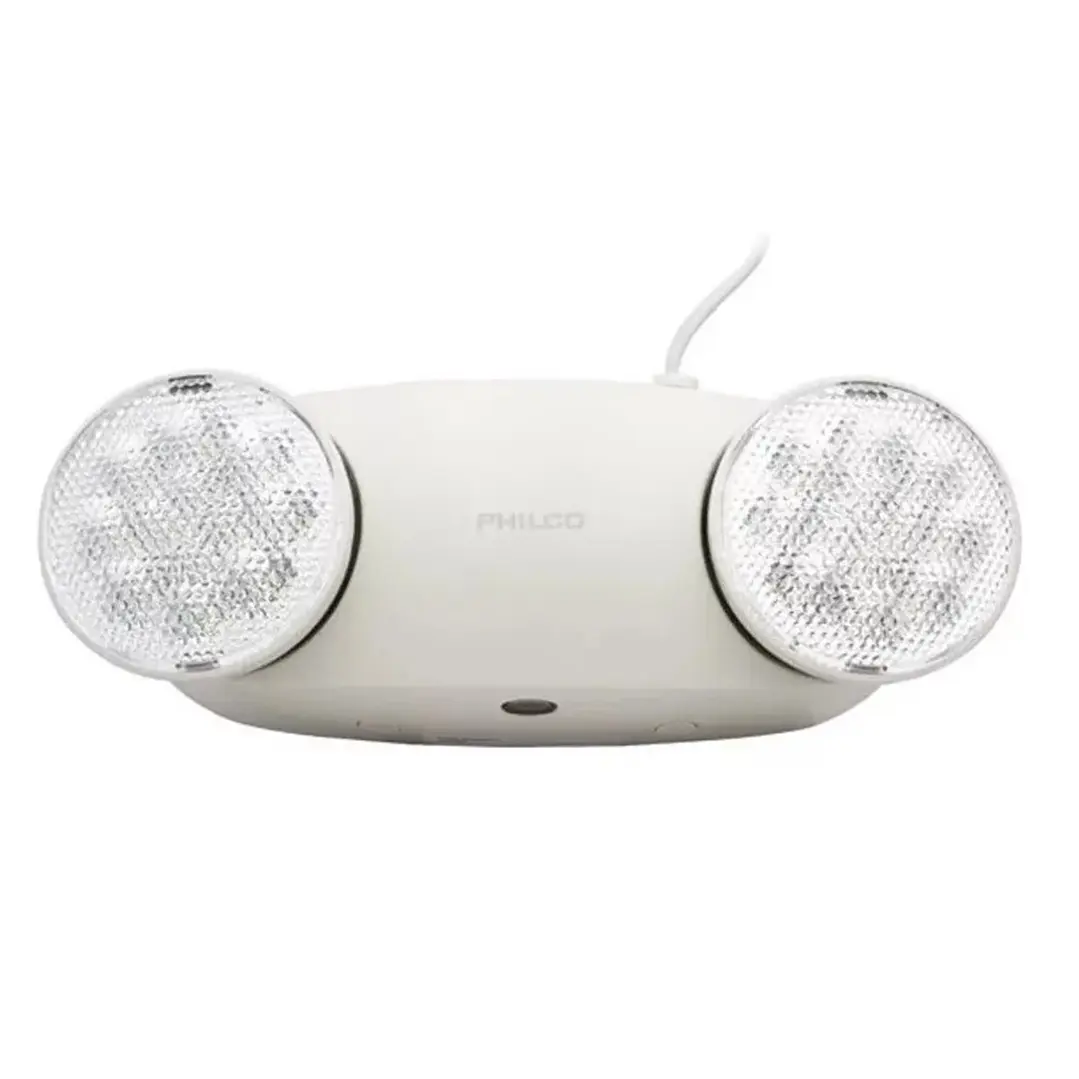 LAMPARA DE EMERGENCIA AT60 2 FOCOS FIJA PHILCO 1