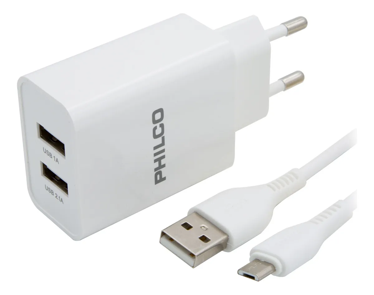 CARGADOR DE CELULAR MICRO PHILCO R2100 1