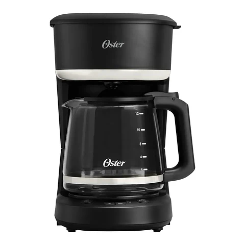 Cafetera Programable Oster BVSTDCP121B de 12 Tazas de Capacidad con Filtro Reutilizable + Jarra con Medidas