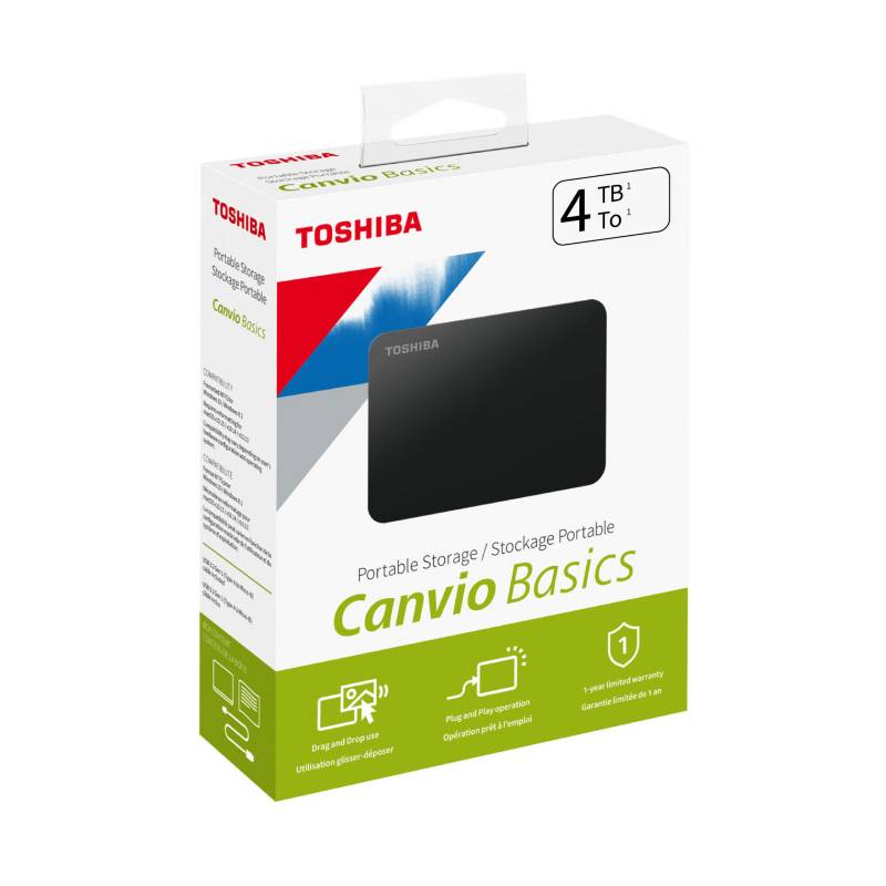Disco Duro Externo Toshiba Canvio Basic 4Tb 3