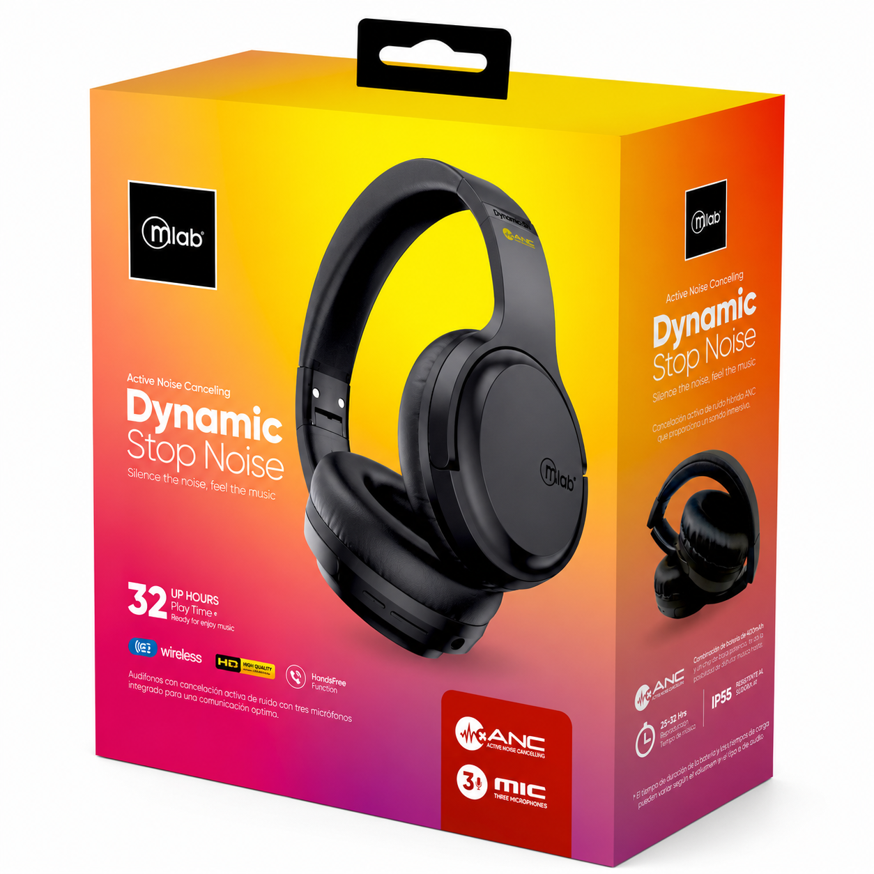 Audífono Bluetooth Tipo-C ANC Black KMLA 09559 In-Ear Micrófono 4