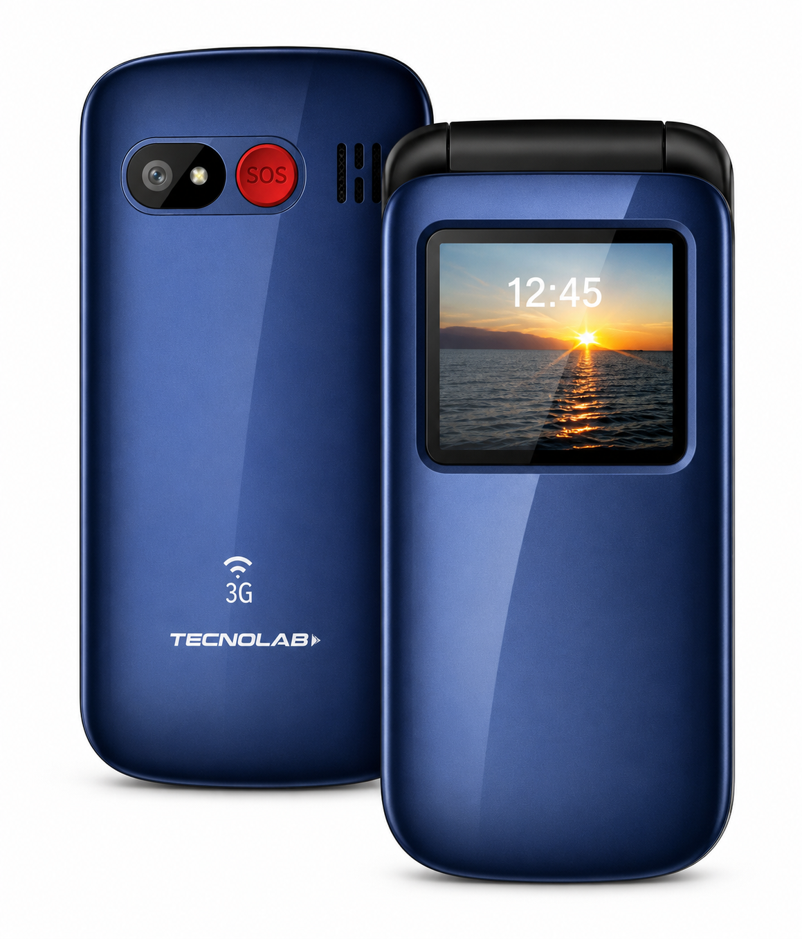 Celular Tecnolab Senior Phone TL038 Azul Dual SIM 128GB 64GB RAM 1