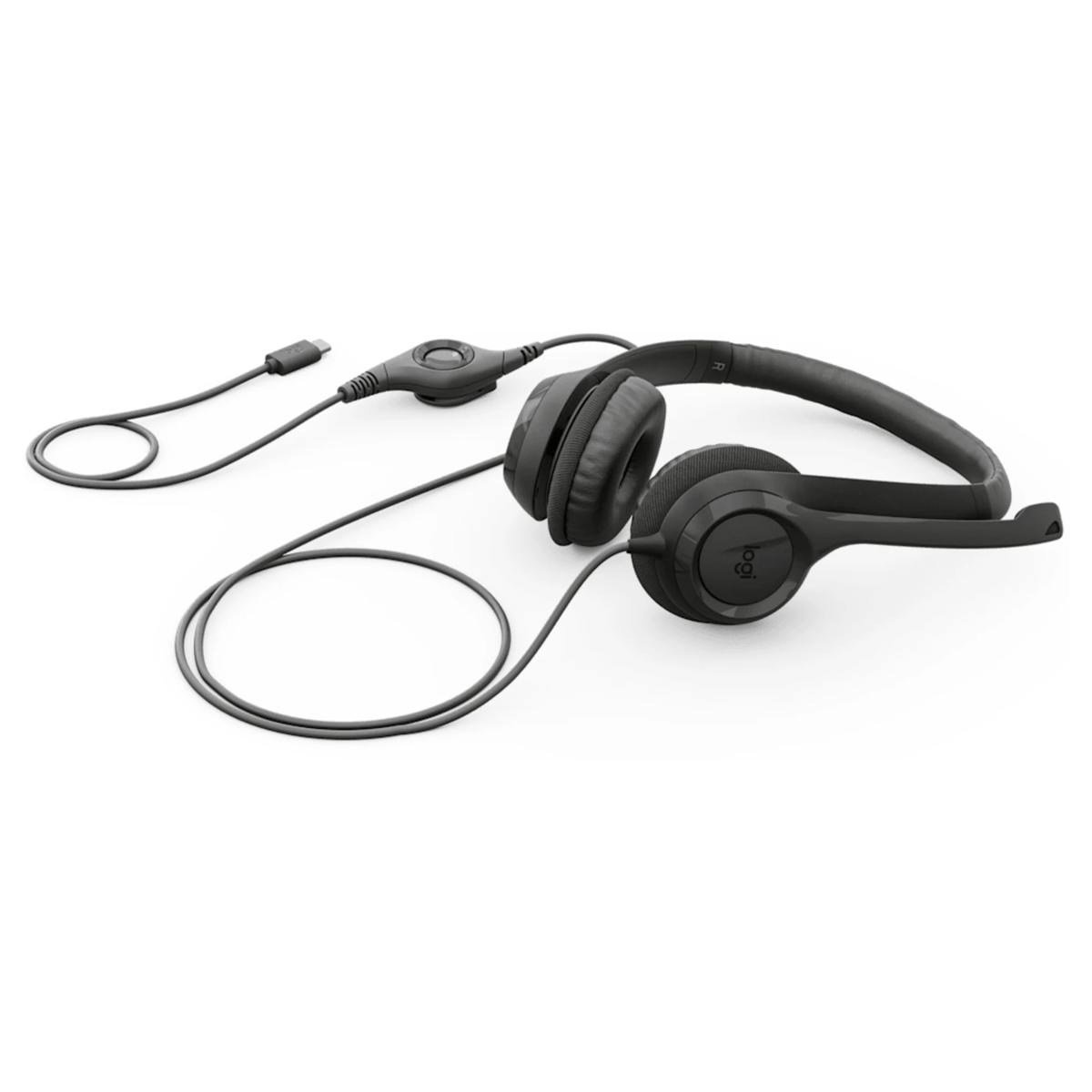Audífonos Logitech H390 USB-C Con Micrófono Negro 3