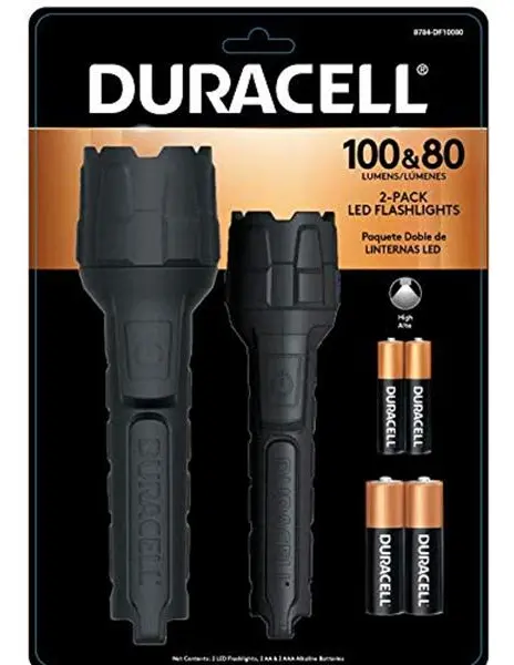 Linterna Duracell Infinity X1 8784-DF10080 LED Recargable Blanco Negro 1