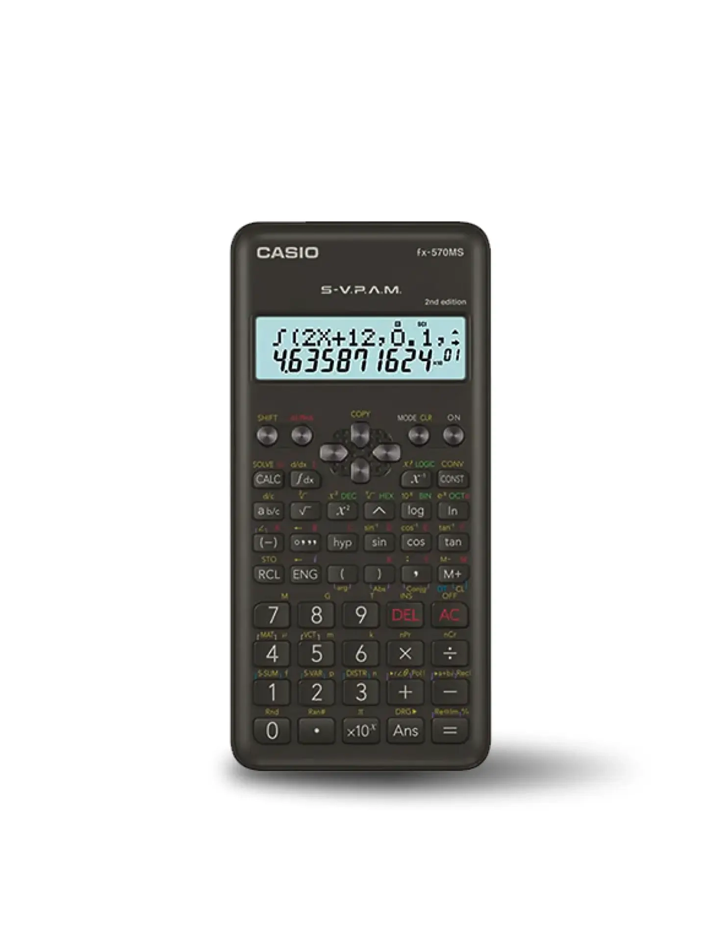 Calculadora Científica Casio FX-570MS 2nd Edition Negra 1