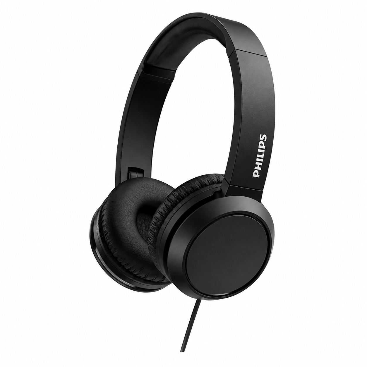 Audífonos Philips On Ear TAH4105WT/00 negro Con Cable y Micrófono 1
