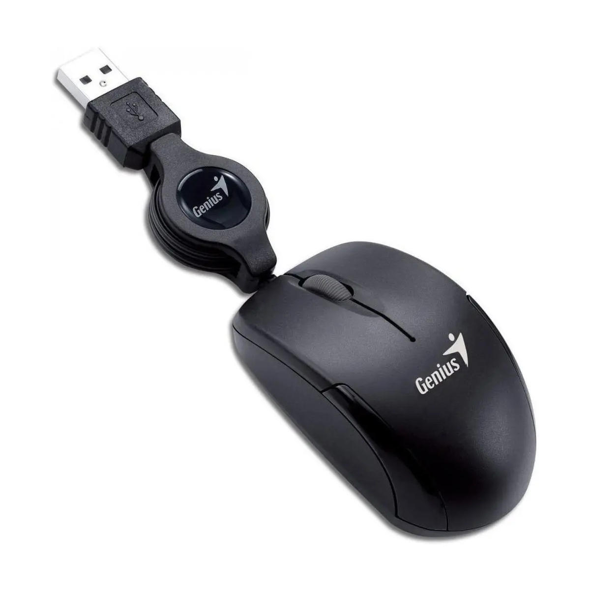 Mouse Genius Micro Traveler V2 USB Negro Compacto 1