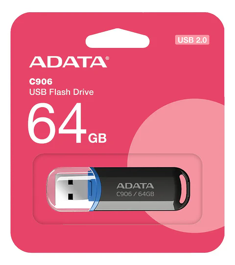 Pendrive ADATA AC906 64GB USB 2.0 Negro