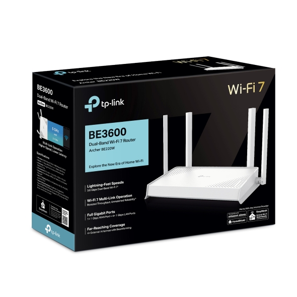 Router WiFi 7 Dual Band BE3600 TP-Link BE220 4