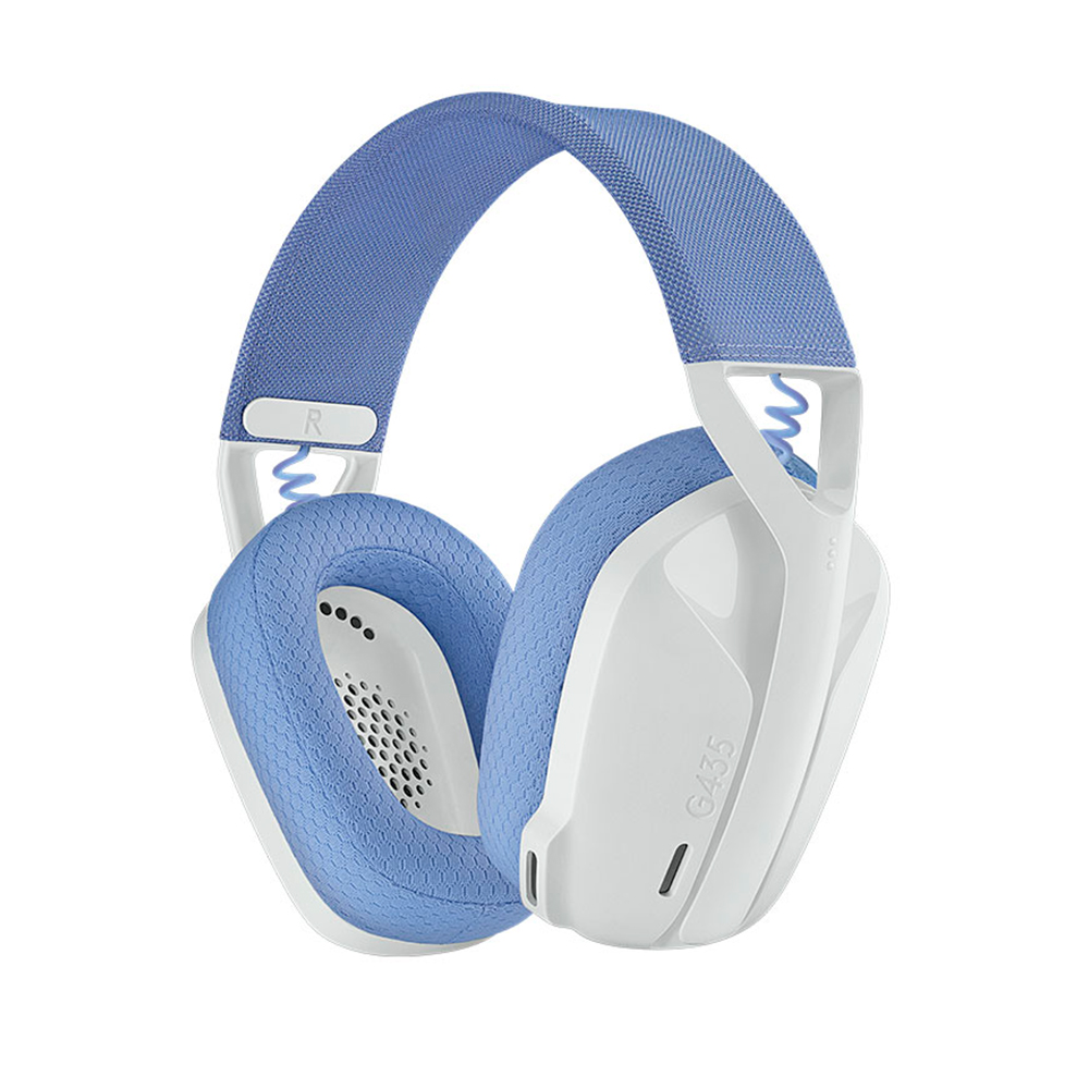 Audífonos Inalámbricos Logitech G435 Lightspeed Blanco Bluetooth Gaming 1