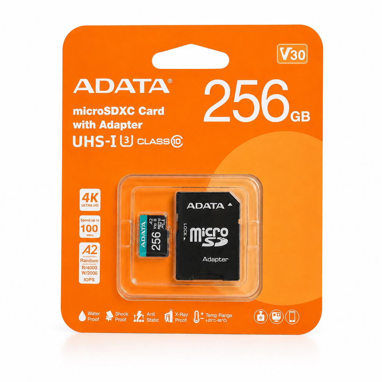 Memoria Micro SD 256GB 4K High Endurance ADATA 1