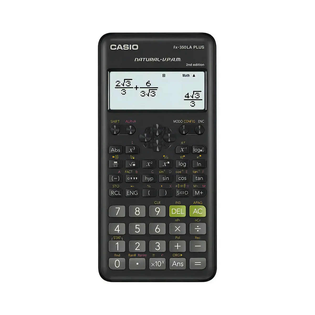 Calculadora Científica Casio FX-350LA Plus 2da Generación Negra 1