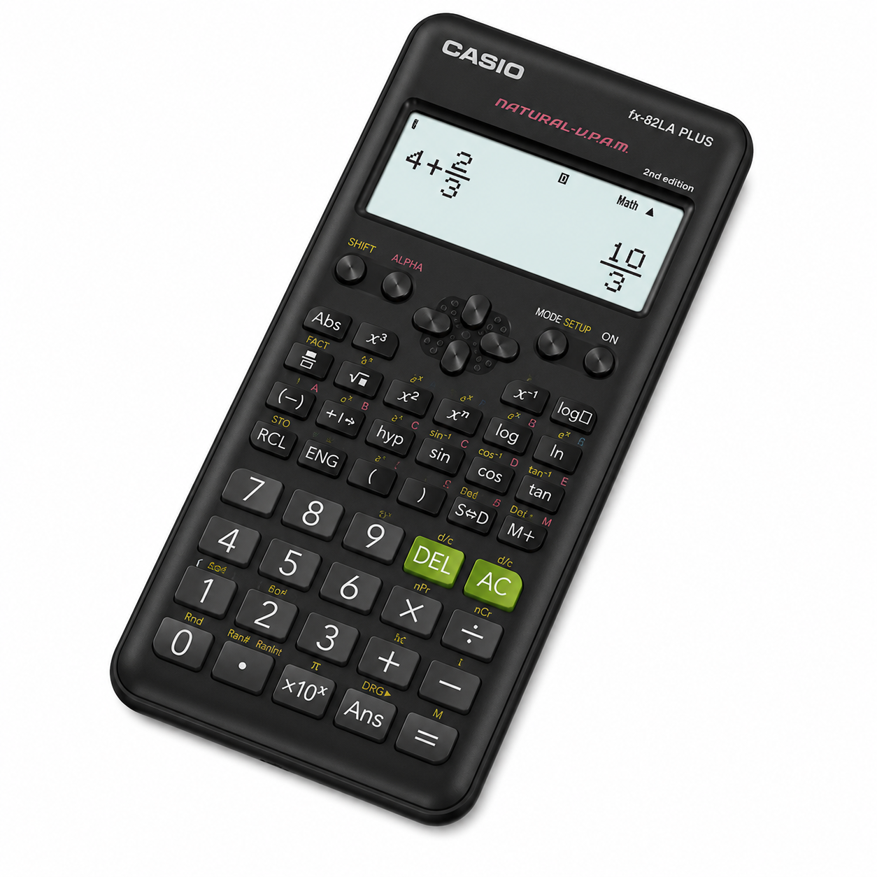 Calculadora Científica Casio FX-82LA Plus 2da Edición Full Color Negra 2