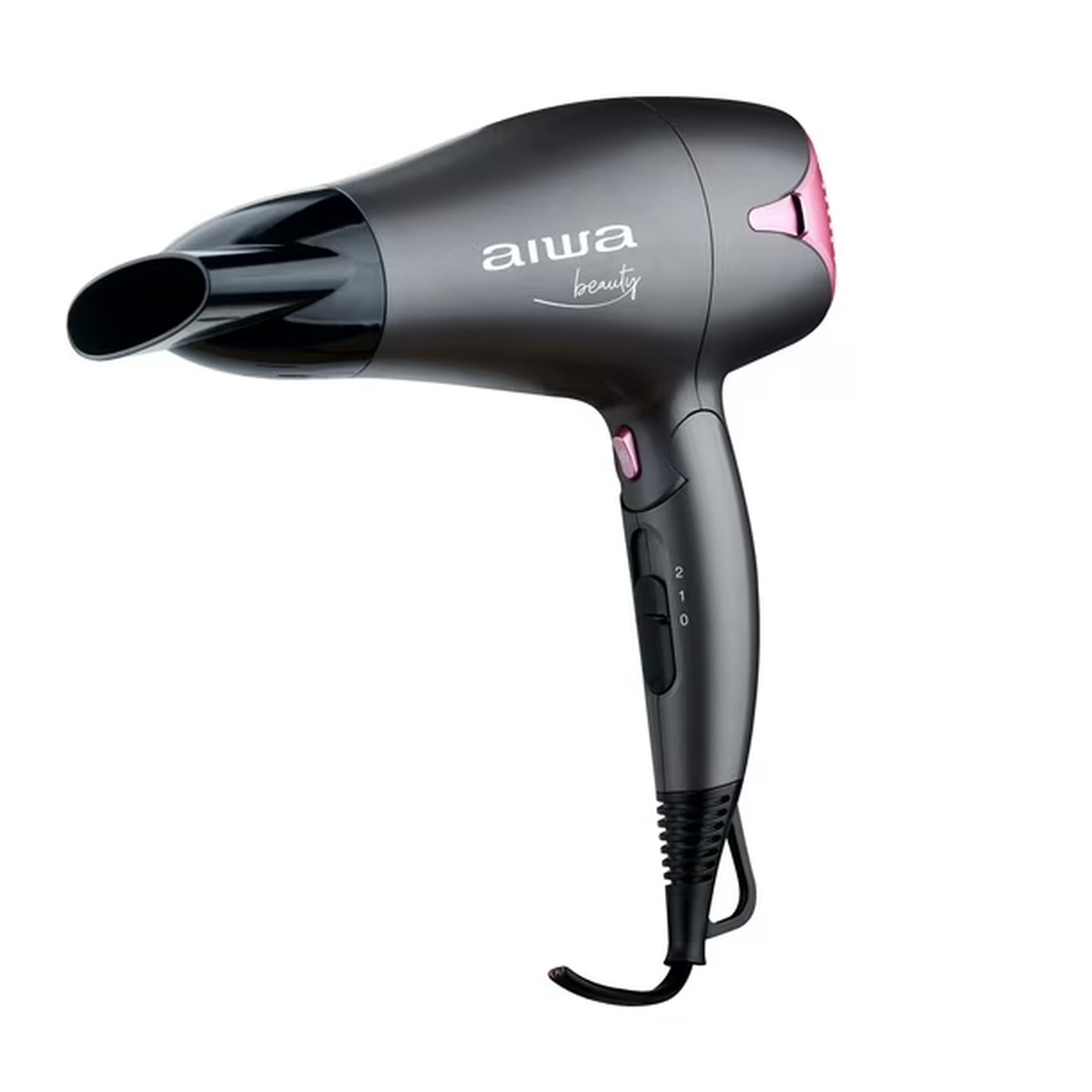Secador de Pelo Aiwa AW-THD1839 Plegable 1800W Multivoltaje Negro 1