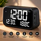 Radio Reloj Despertador Mlab Black con Temperatura y Clima Digital - Miniatura 2