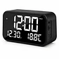 Radio Reloj Despertador Mlab Black con Temperatura y Clima Digital - Miniatura 1