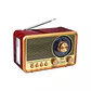 Radio Retro Classic Mlab Bluetooth FM USB Diseño Vintage - Miniatura 2