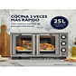 Horno con Freidora de Aire Oster® 25 Litros Puertas Francesas TSSTTV25FDMAFNS - Miniatura 3