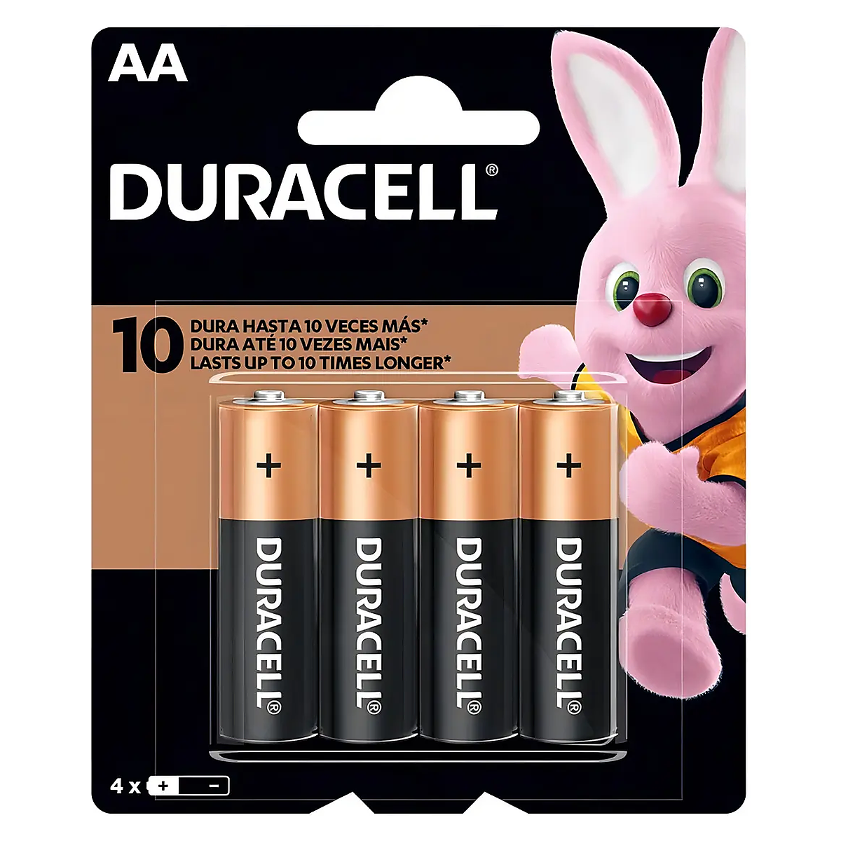 Pilas Duracell AA Pack 4 Unidades 2