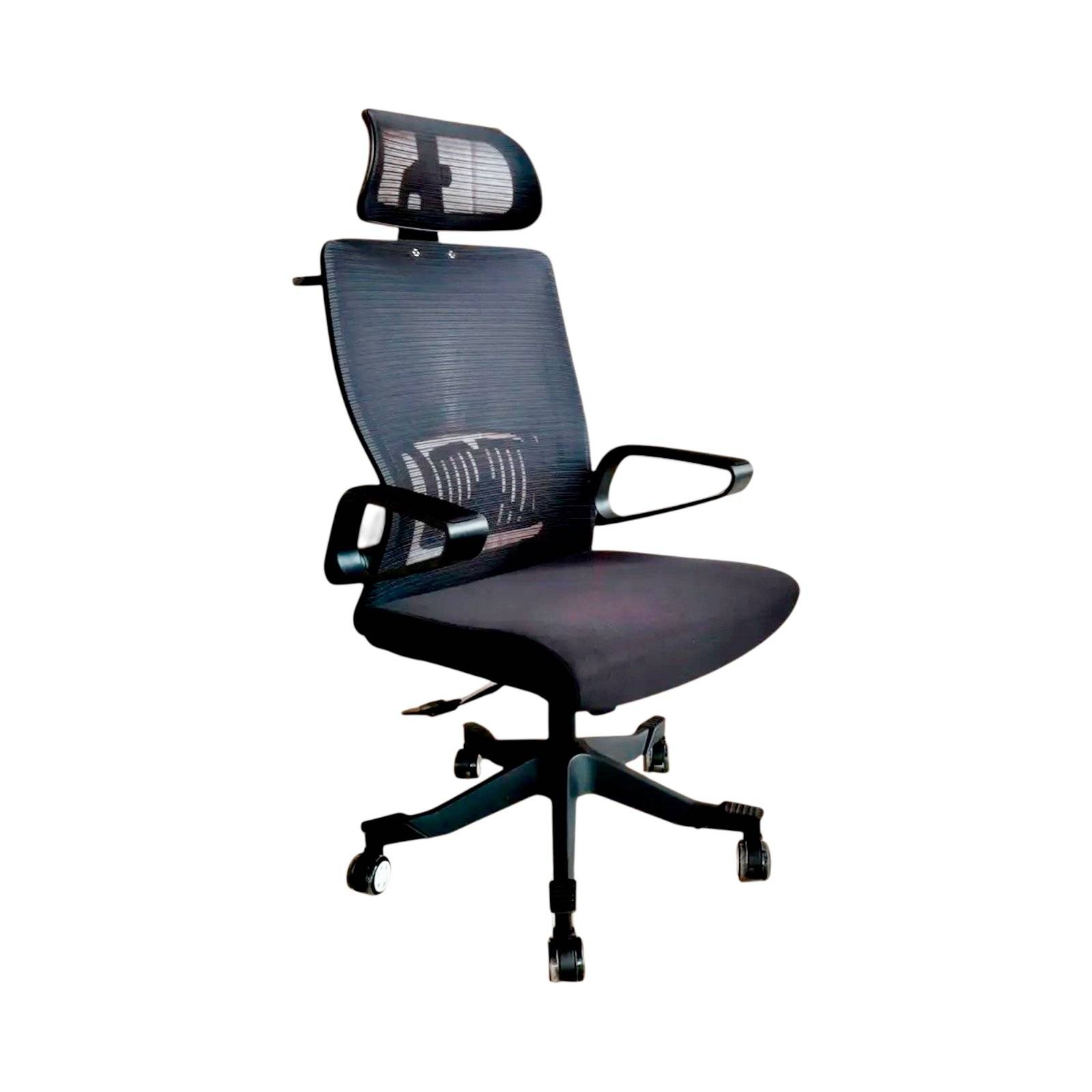 Silla Clio Oficina Tiger OFBK007 Black 2