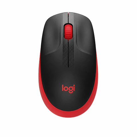 Mouse Inalámbrico Logitech M190 Rojo
