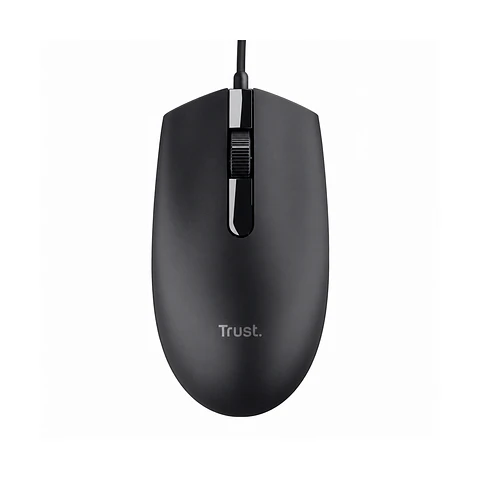 Mouse Alámbrico Trust Basi 24271 Black